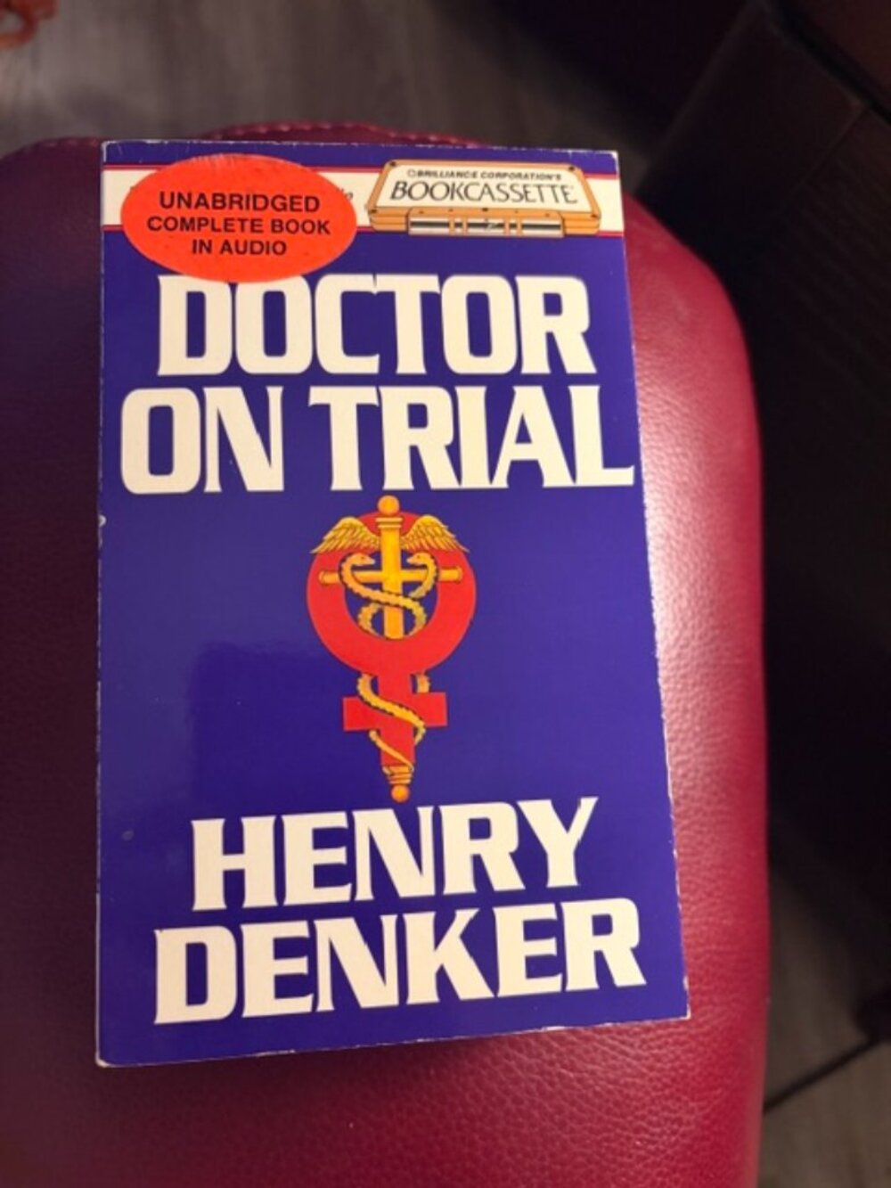 Doctor On Trial, Henry Denker Audiobook Cassette Tapes (1992)